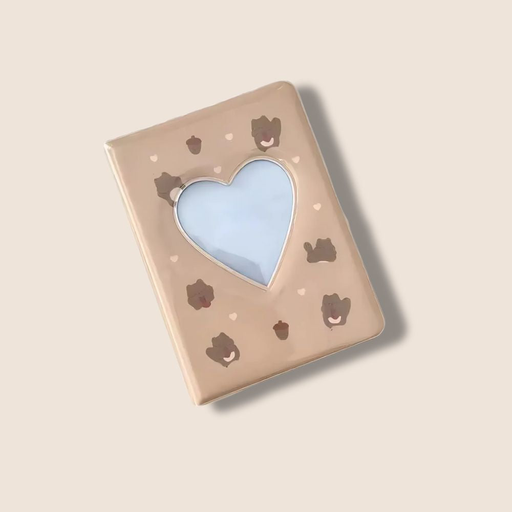 Album Photo Coloré Mini<br>36 Photos – Fenêtre Cœur