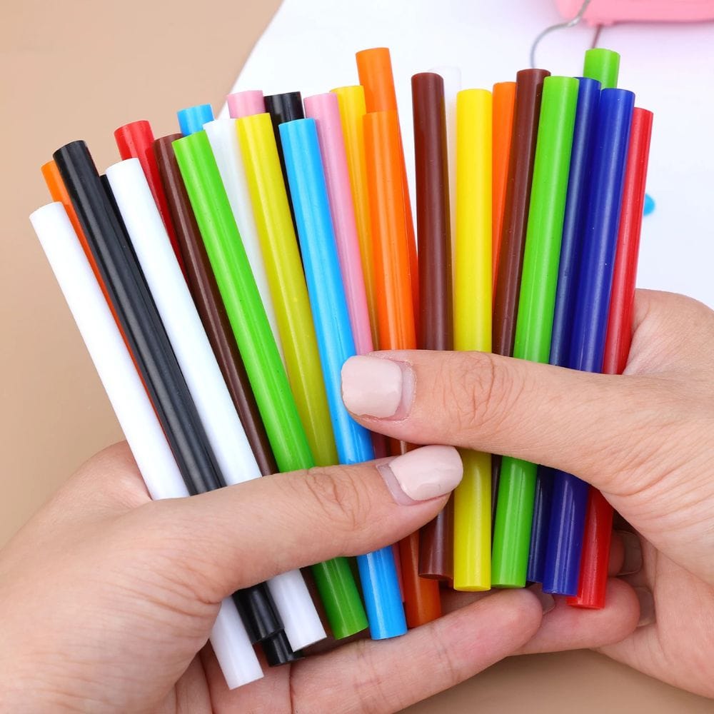 Bâton Colle Chaude 7mm Multicolore – Pack 10 à 100