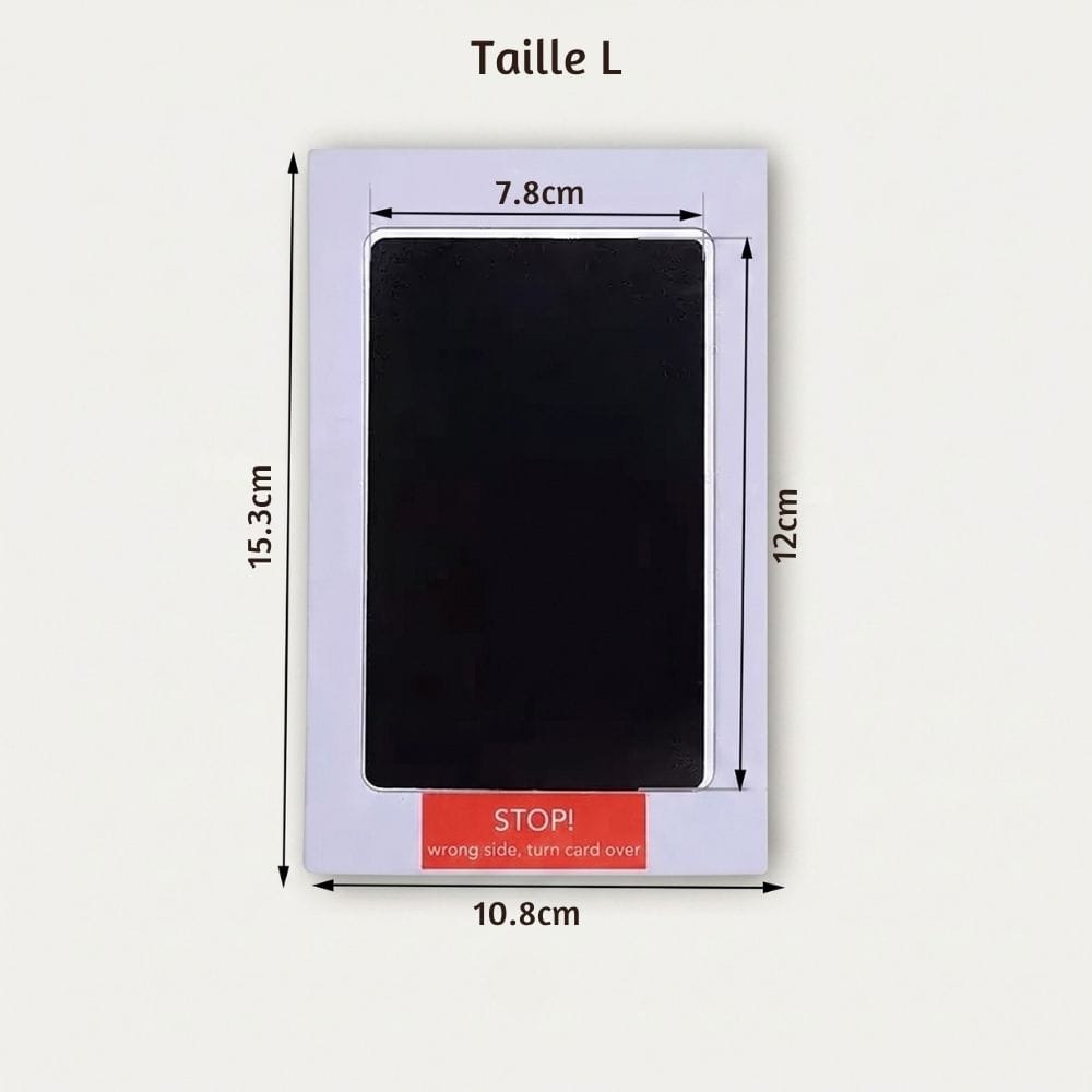 Tampon Empreinte Bébé Sans Contact : Main et Pied L / 3PCS