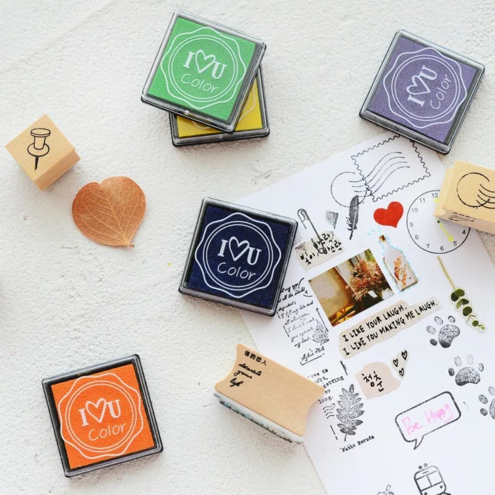 Tampon Encreur Multicolore Boite de 20 Encreurs