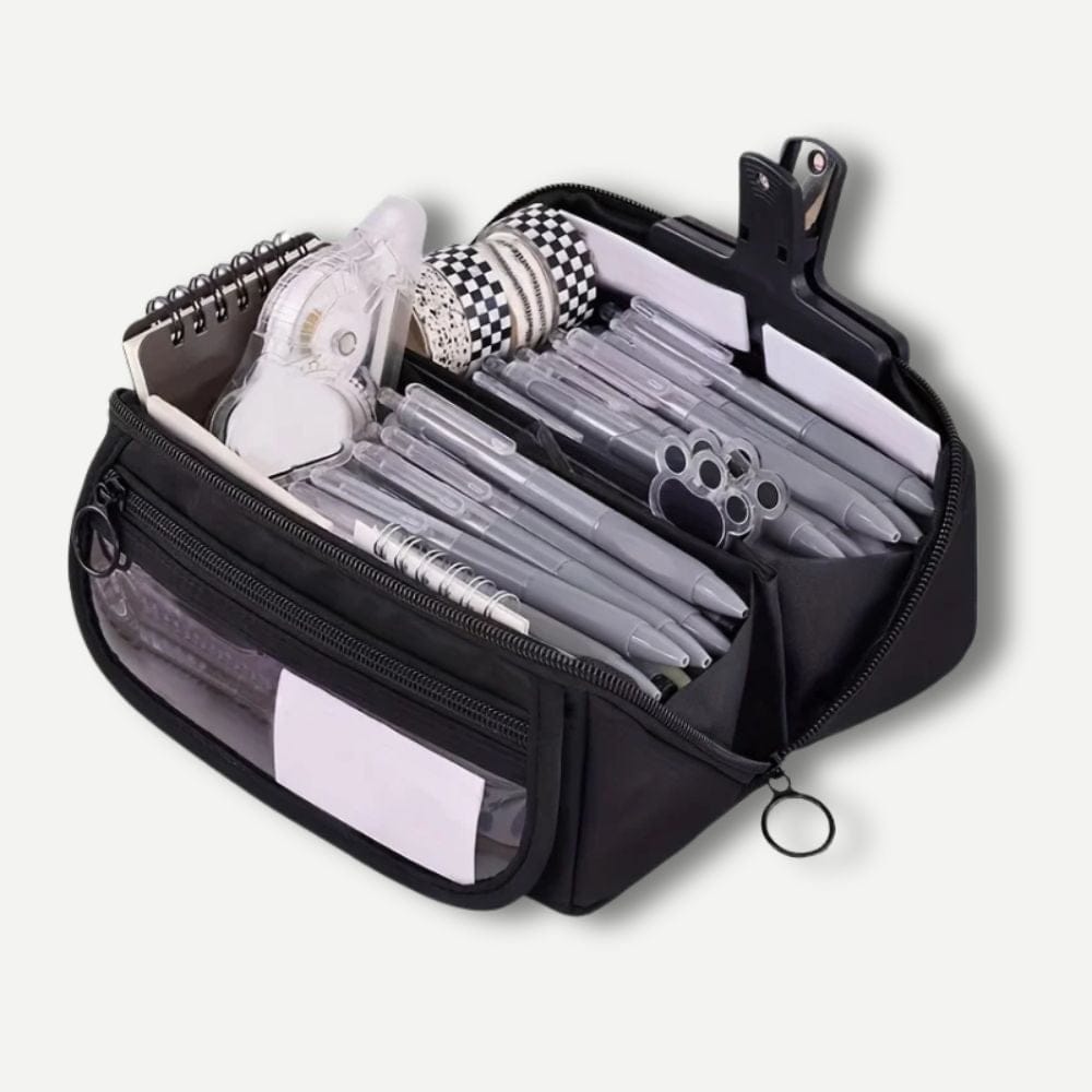 Trousse Double Compartiment Noir