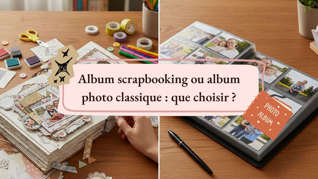 Album scrapbooking ou album photo classique : que choisir ?