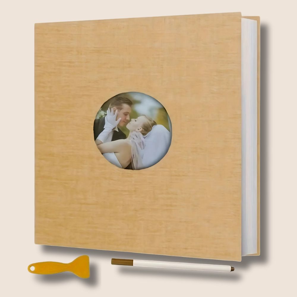 Album Photo 120 Photos<br>Couverture Tissu Lin Élegant