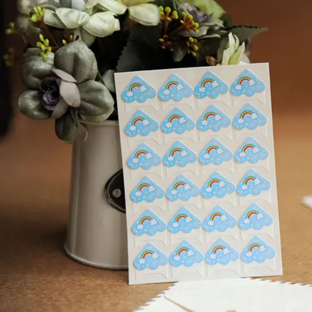 Attache Pour Photo<br>Coins Illustrés Autocollants