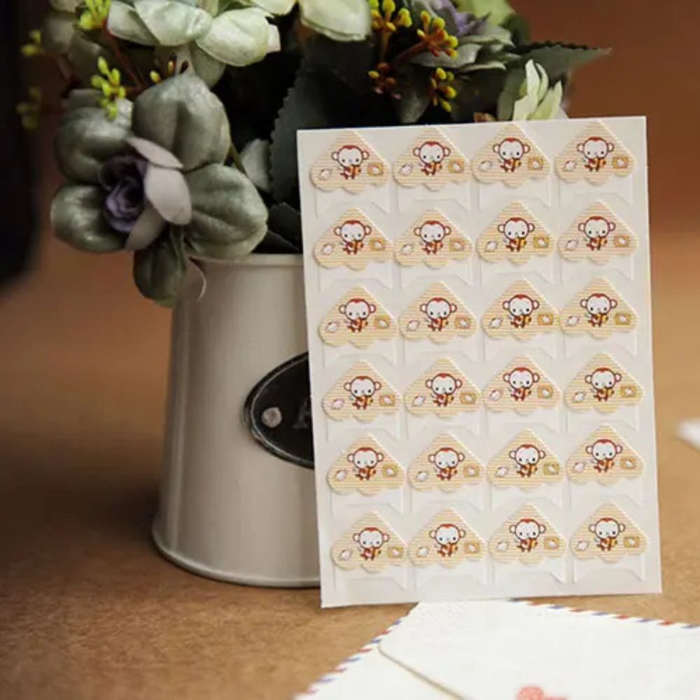 Attache Pour Photo<br>Coins Illustrés Autocollants