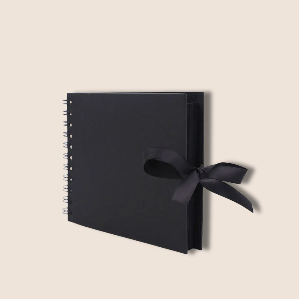 Album Photo A5 Personnalisable<br>60 Pages Noires DIY