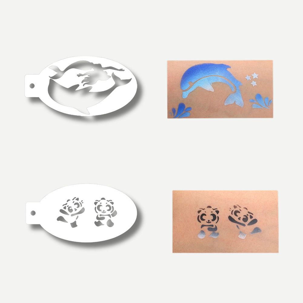 Pochoirs Pictogrammes<br>6 Variantes