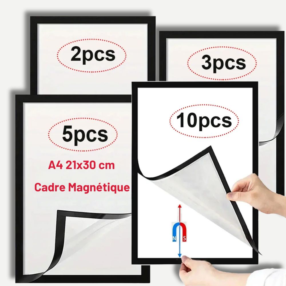 Cadre Photo Magnétique<br>2 à 10 pièces