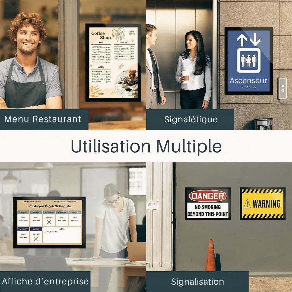 Cadre Photo Magnétique<br>2 à 10 pièces