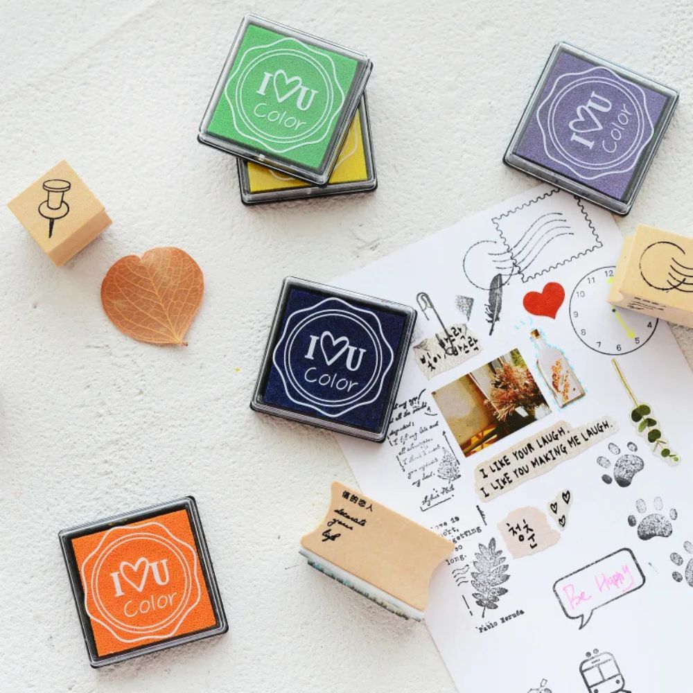 Tampon Encreur Multicolore<br>20 couleurs pour scrapbooking et DIY