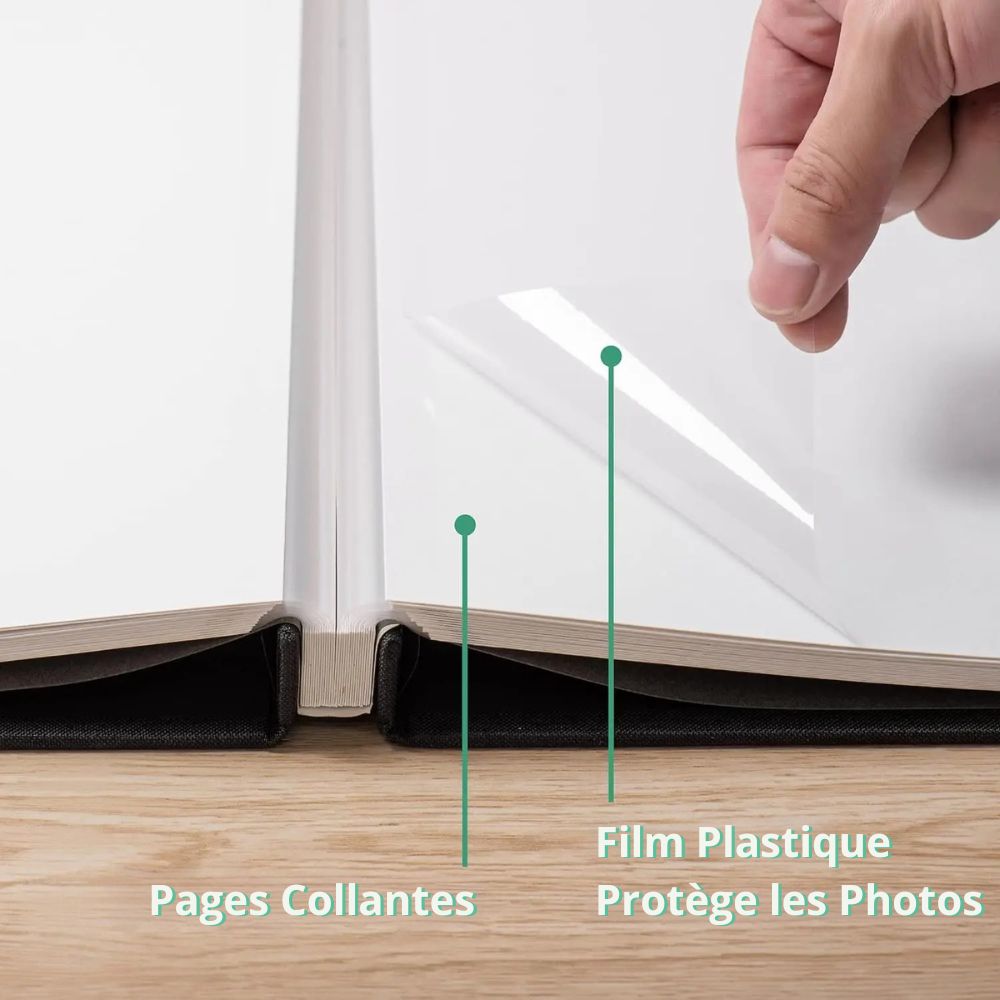 Album Photo 120 Photos<br>Couverture Tissu Lin Élegant