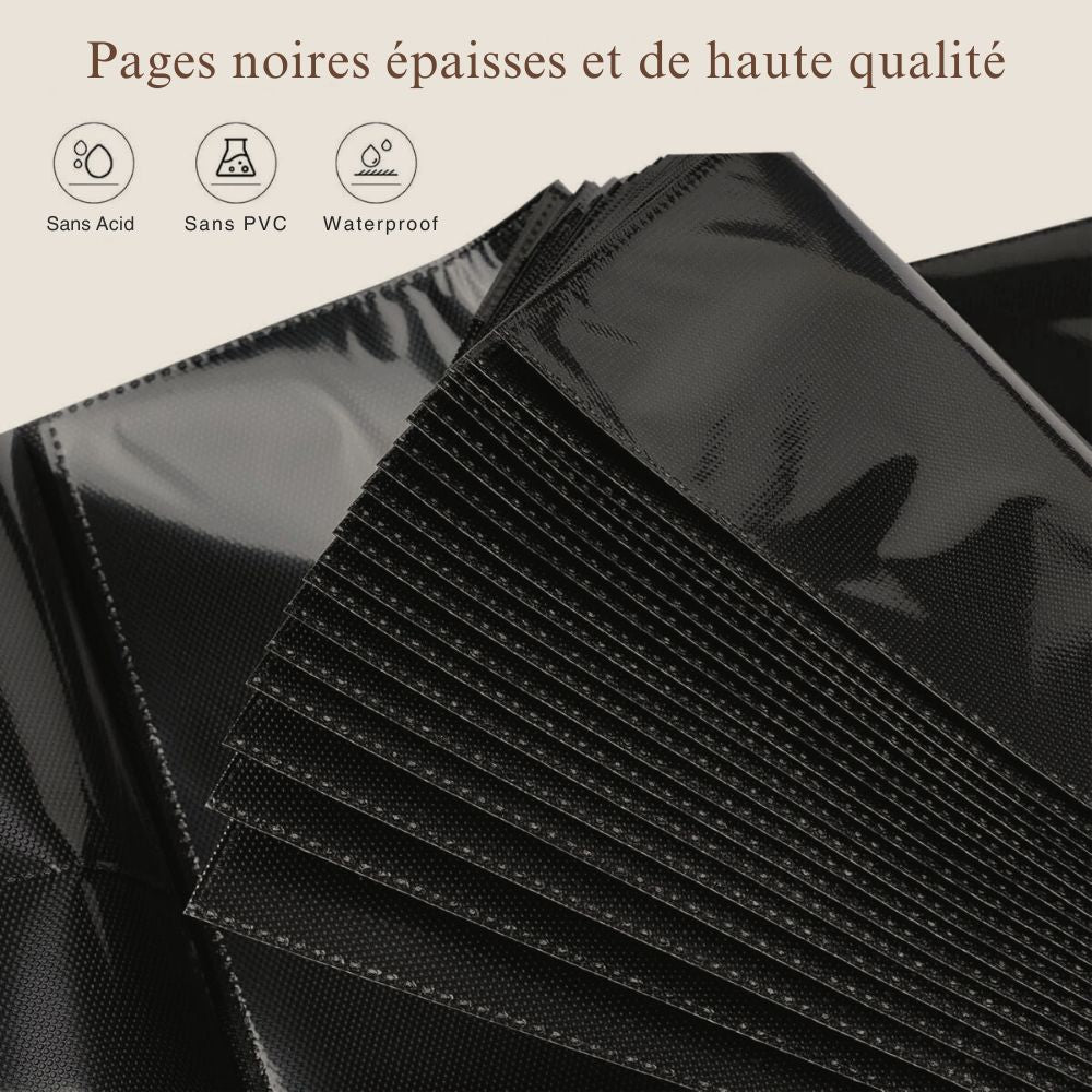 Album Photo 300 Photos<br>10×15 cm – Fenêtre Personnalisable