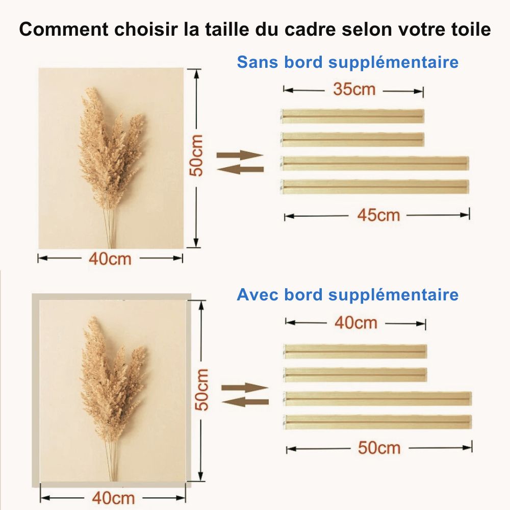 Cadre pour Photo sur Toile<br>23 Tailles