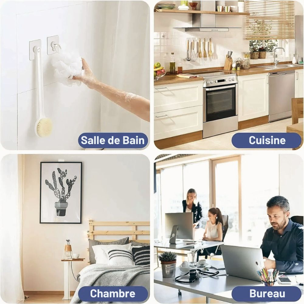 Crochet Mural Adhésif