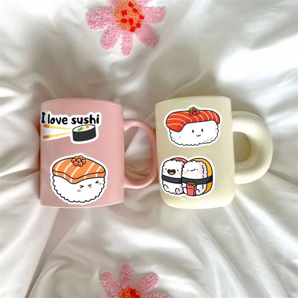 Stickers Sushi<br>Lot de 10, 30 ou 50