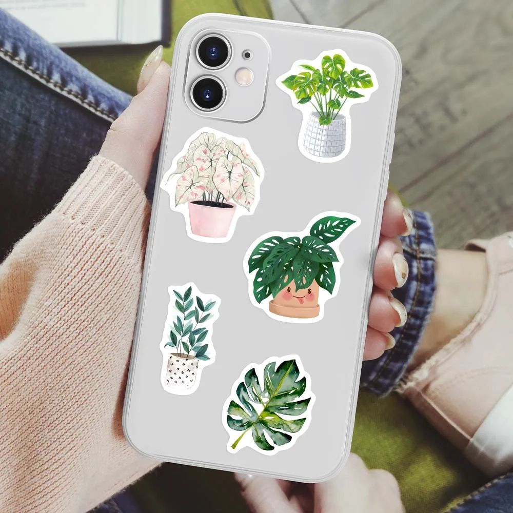 Stickers Plantes<br>10, 30 ou 60 Autocollants pour carnets, déco et DIY