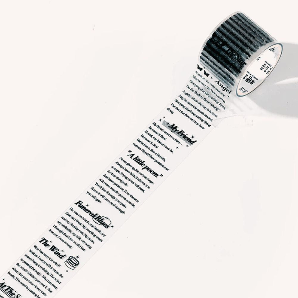 Masking Tape Transparent<br>Ruban Adhésif Vintage