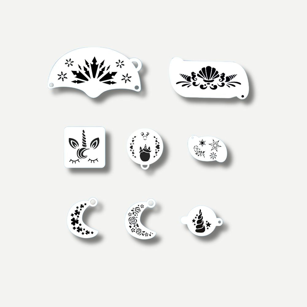 Pochoirs Pictogrammes<br>6 Variantes