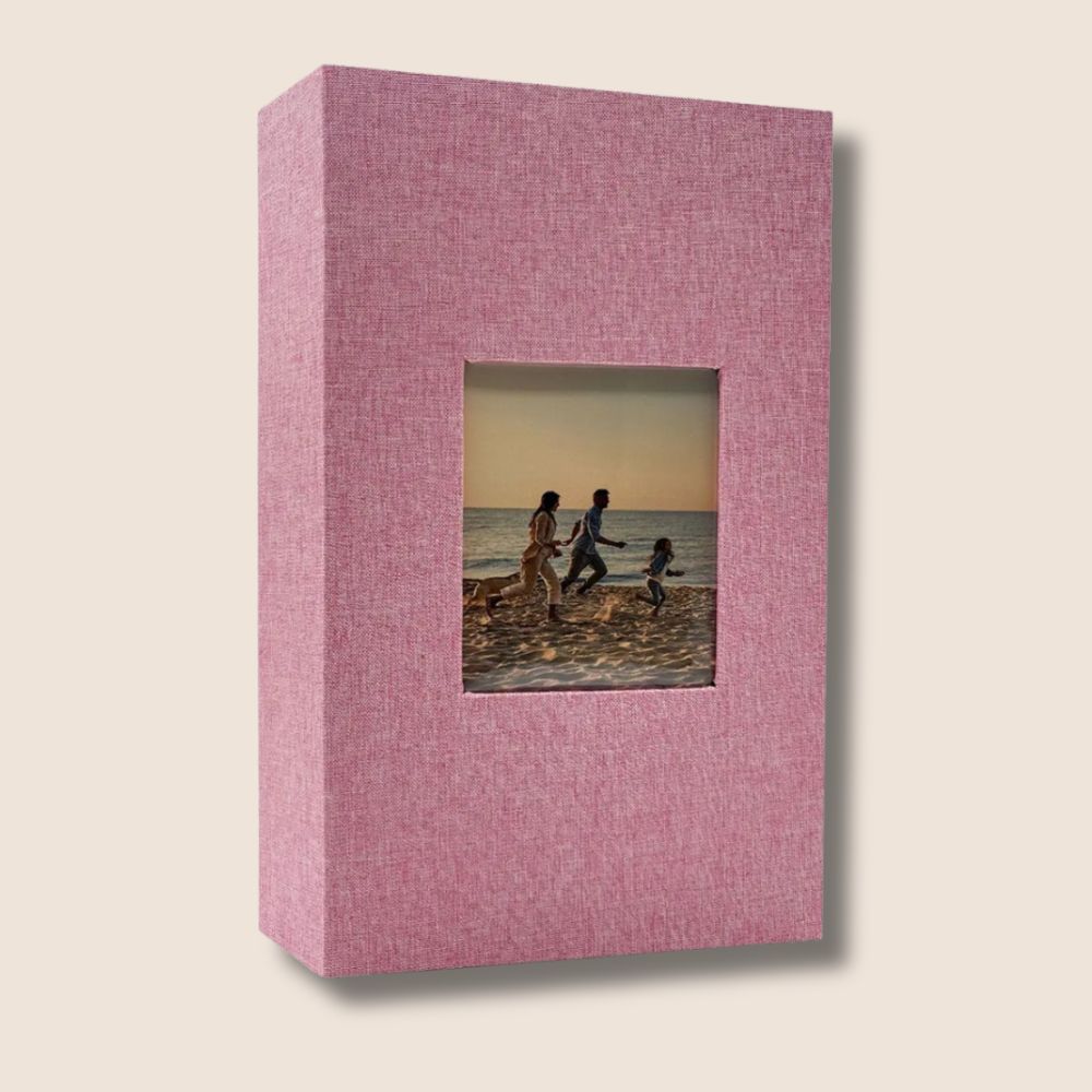 Album Photo 300 Photos<br>10×15 cm – Fenêtre Personnalisable