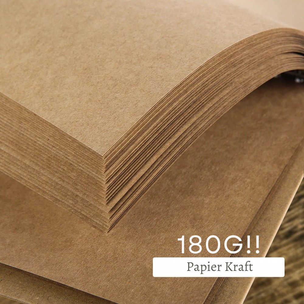 Album Photo Personnalisable<br>60 Pages Kraft à Décorer