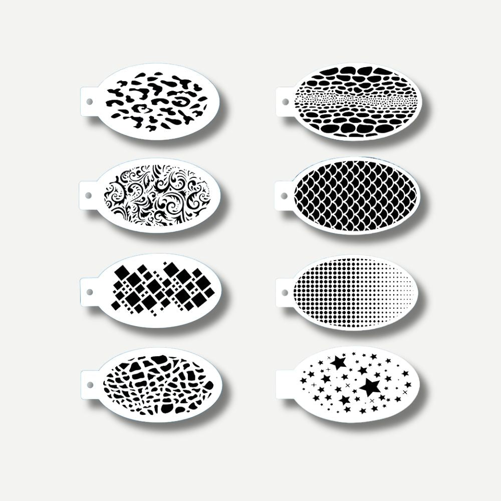 Pochoirs Pictogrammes<br>6 Variantes