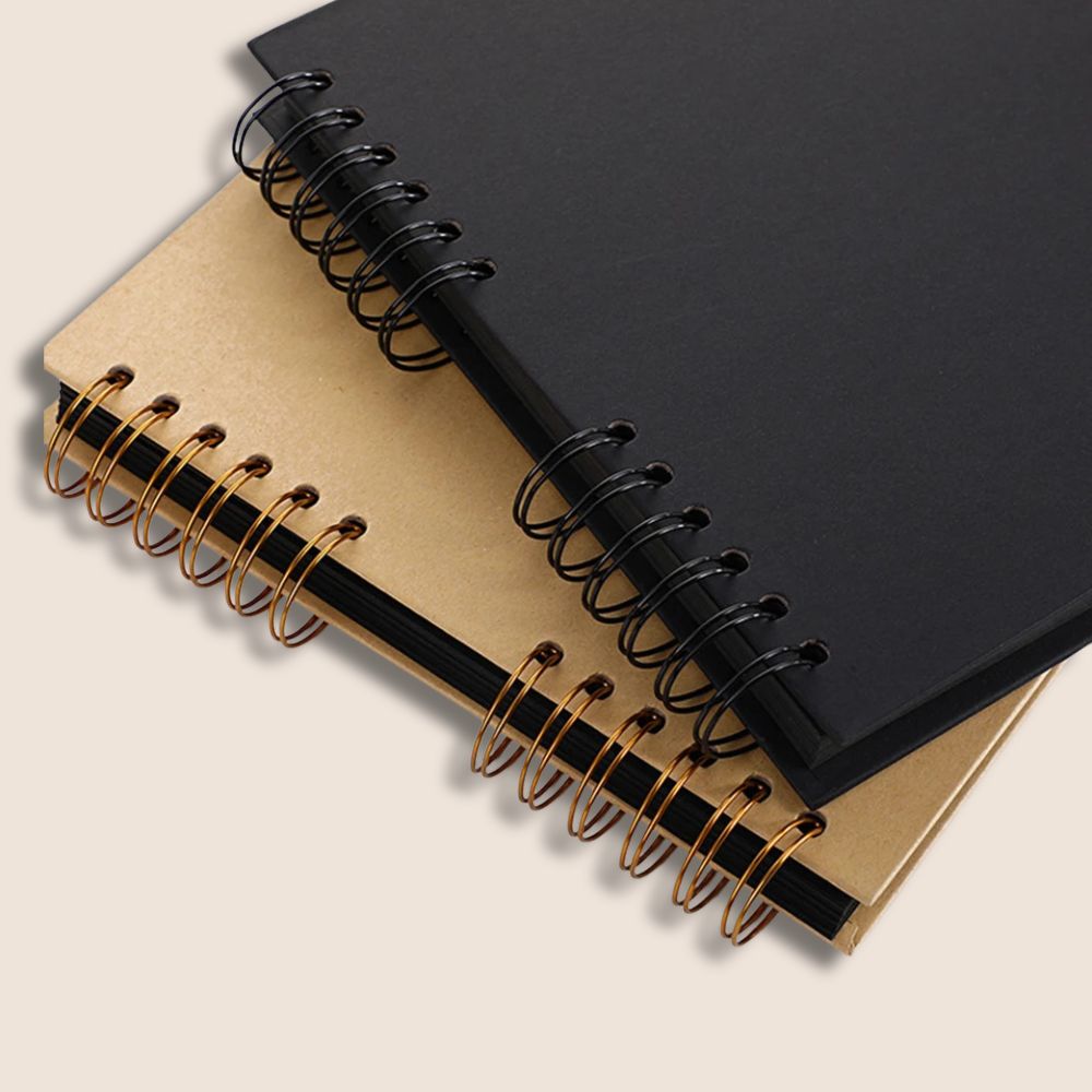 Album Photo A5 Personnalisable<br>60 Pages Noires DIY