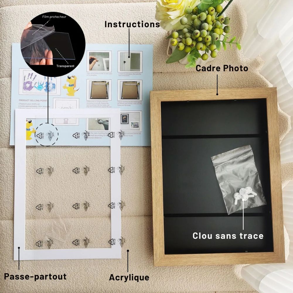 Cadre de Rangement Dessin pour Enfant