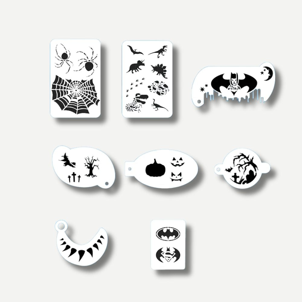 Pochoirs Pictogrammes<br>6 Variantes