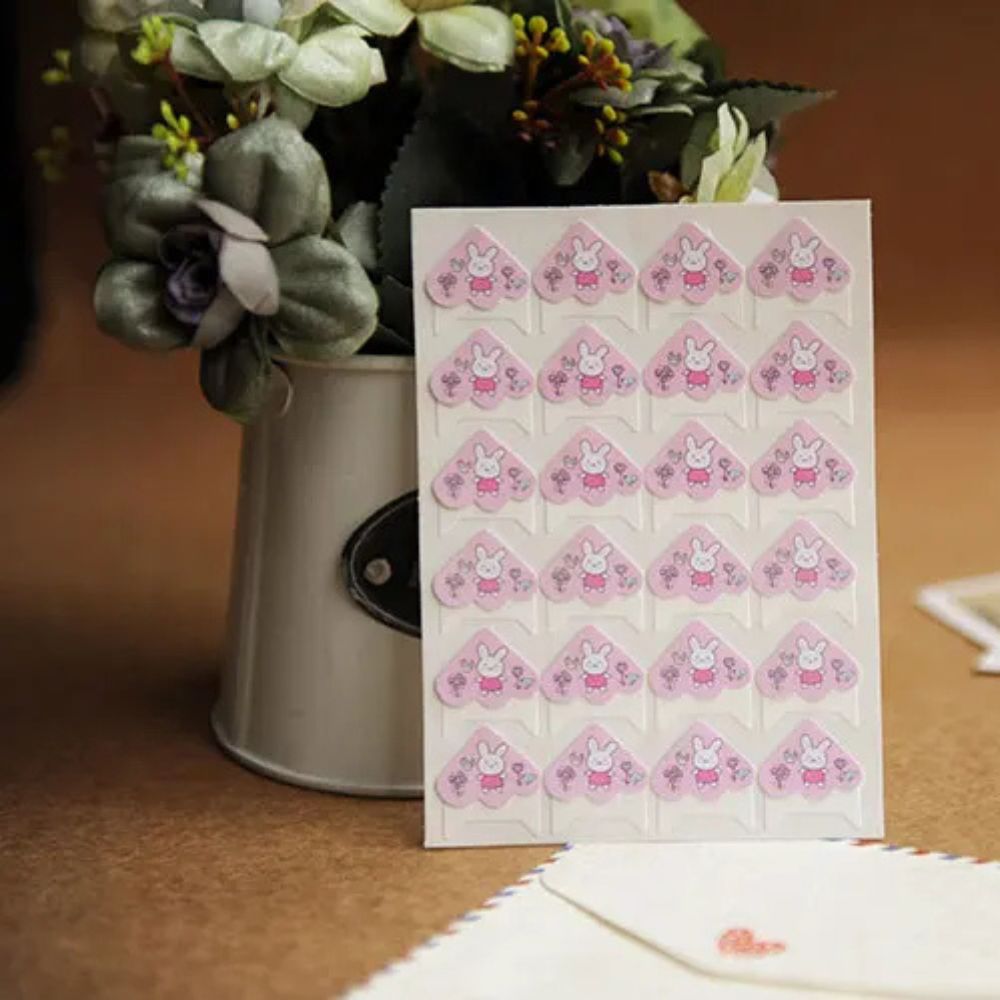 Attache Pour Photo<br>Coins Illustrés Autocollants