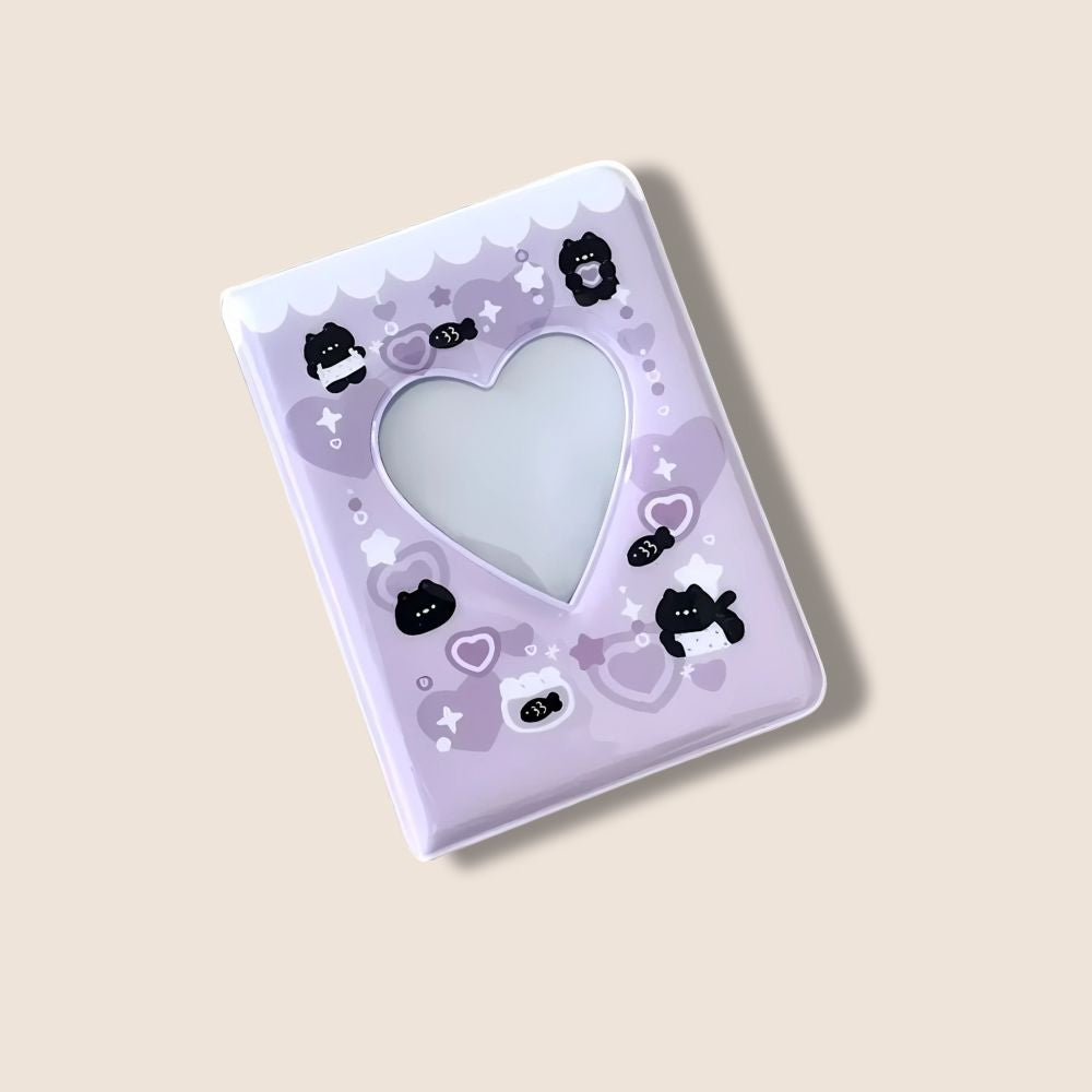 Album Photo Coloré Mini<br>36 Photos – Fenêtre Cœur