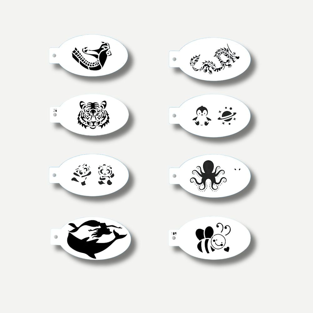 Pochoirs Pictogrammes<br>6 Variantes