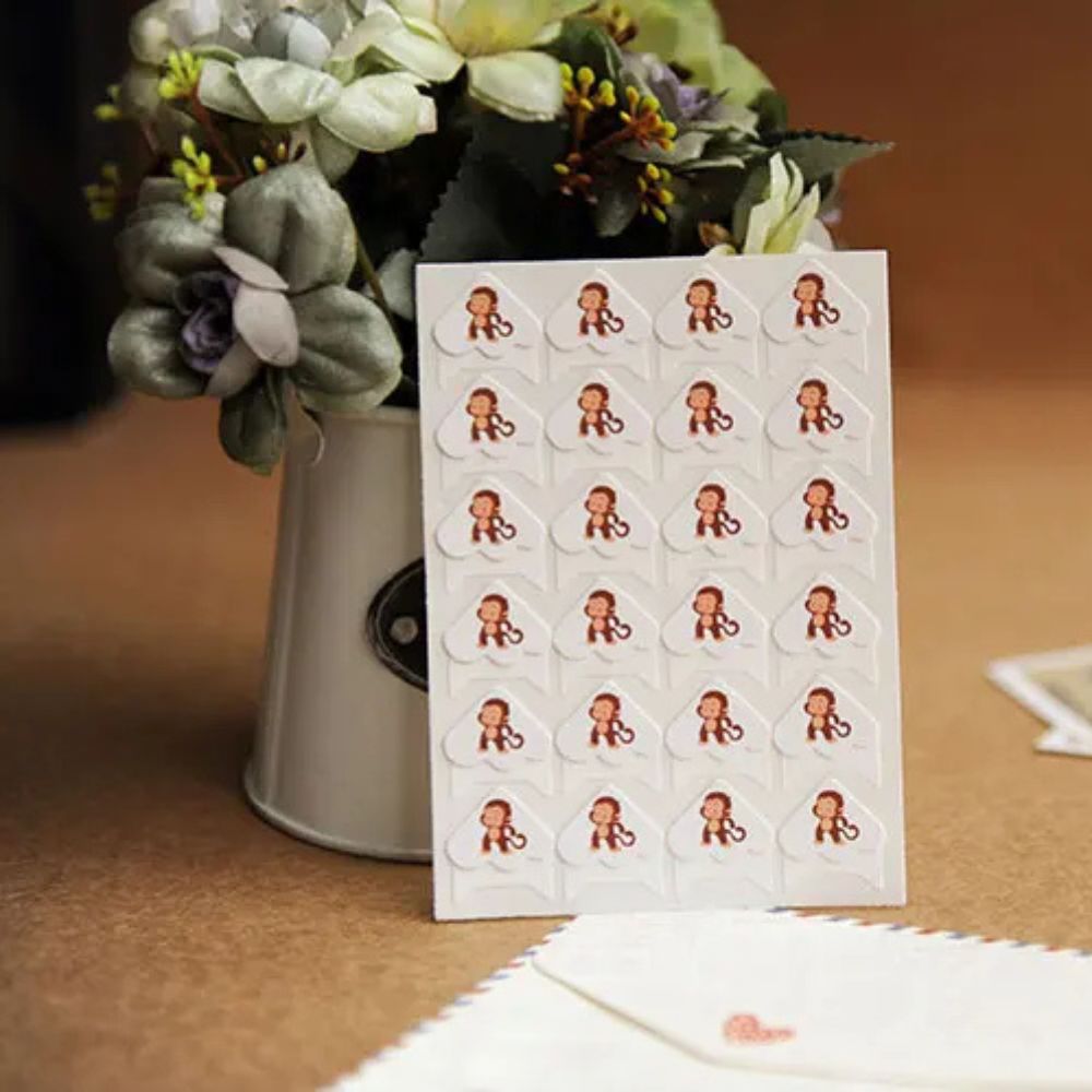 Attache Pour Photo<br>Coins Illustrés Autocollants