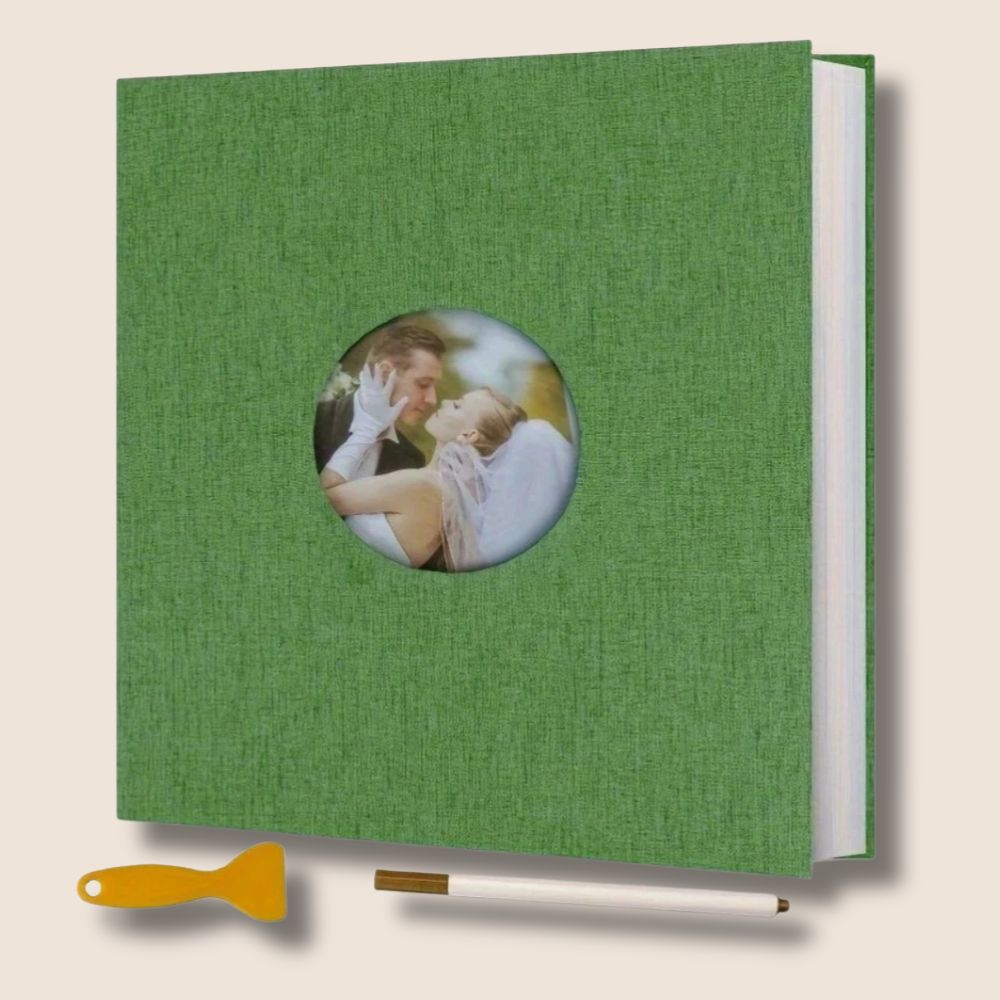 Album Photo 120 Photos<br>Couverture Tissu Lin Élegant