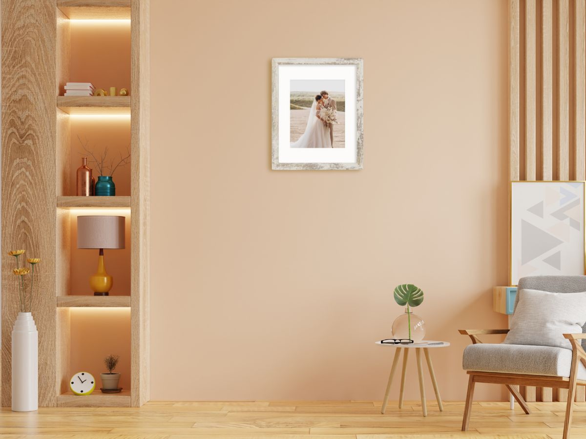 Cadre Photo Bois Vieilli Meta