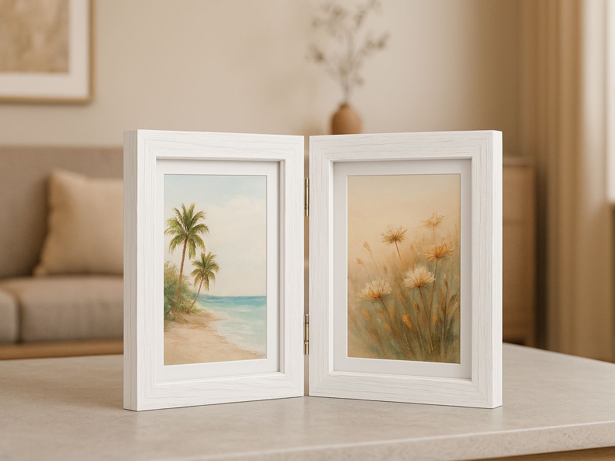 Cadre Photo Double Meta