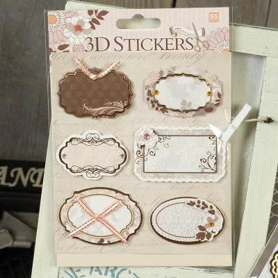 Stickers 3D Scrapbooking<br>22 Styles Différents