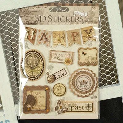 Stickers 3D Scrapbooking<br>22 Styles Différents