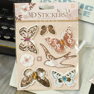 Stickers 3D Scrapbooking<br>22 Styles Différents