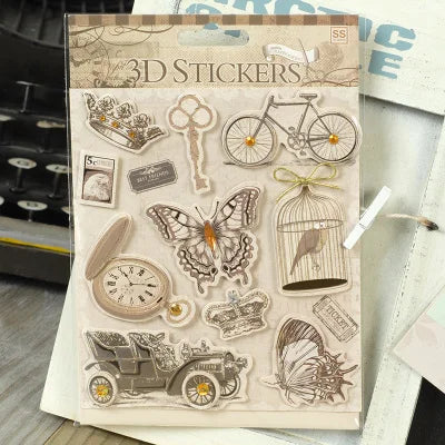 Stickers 3D Scrapbooking<br>22 Styles Différents
