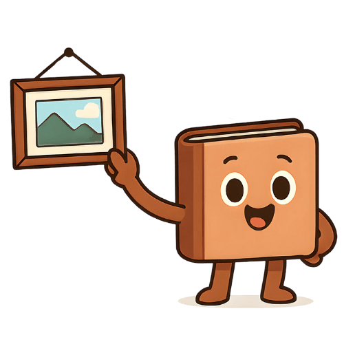 Mascotte alboomeo cadre photo