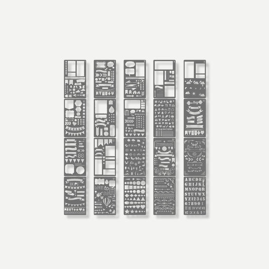 Pochoirs Bullet Journal