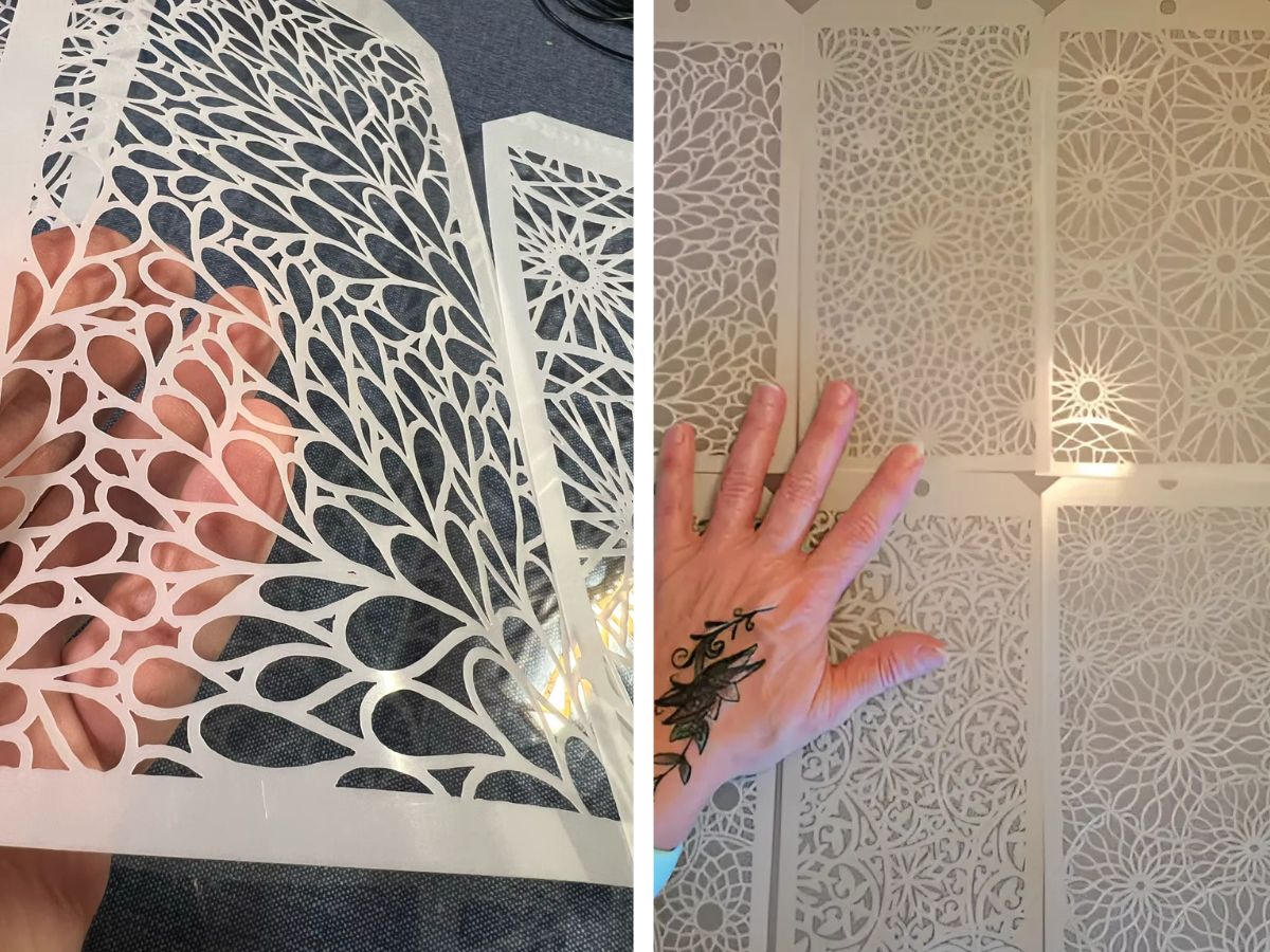 Pochoirs Feuilles Tropicales Meta