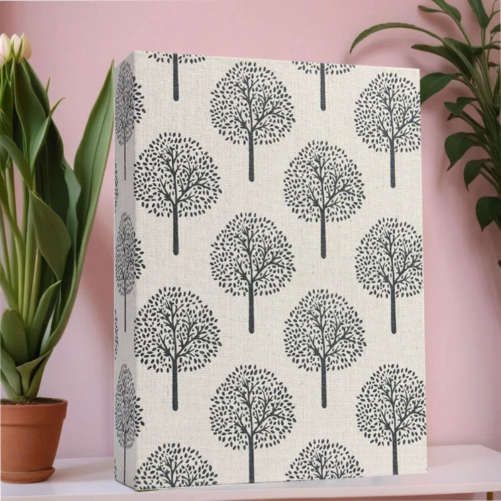 Album Photo Bohème<br>Style Lin Élégant – 100 Tirages