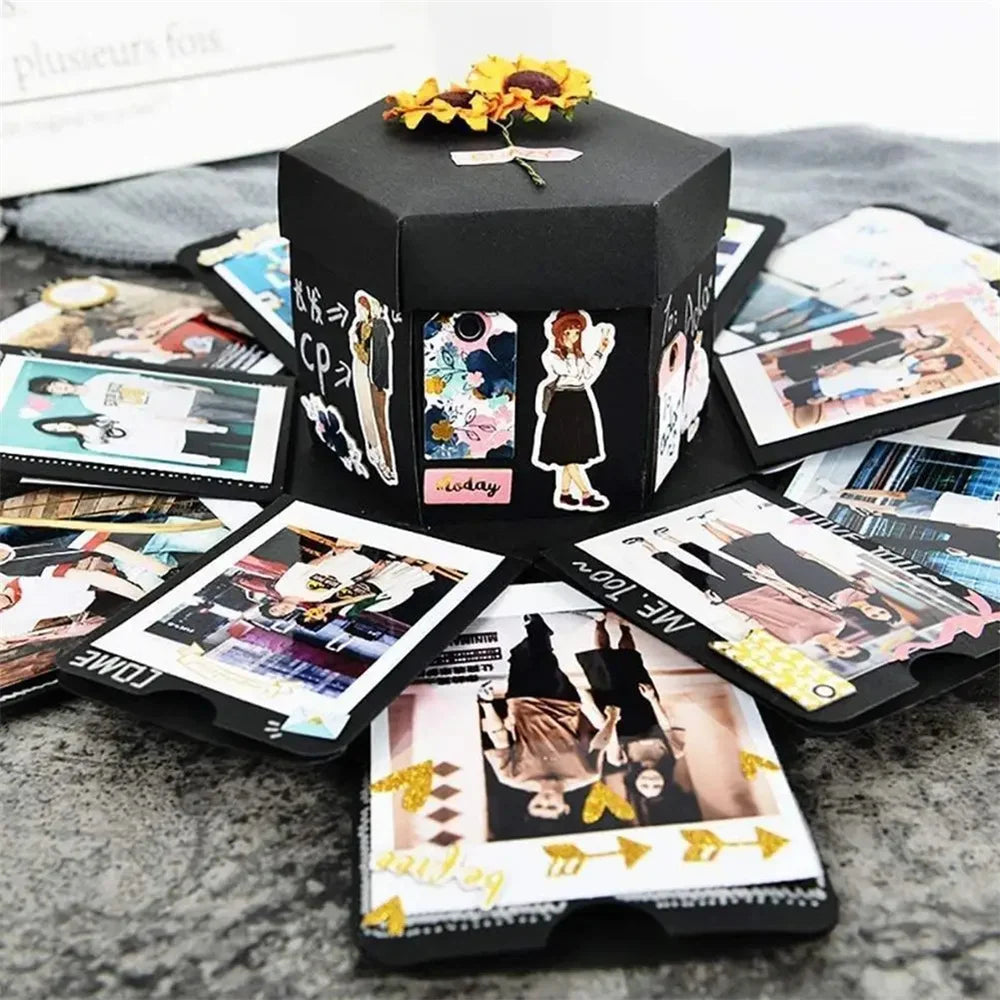 Explosion Album Photo DIY<br>Cadeau Créatif & Personnalisé