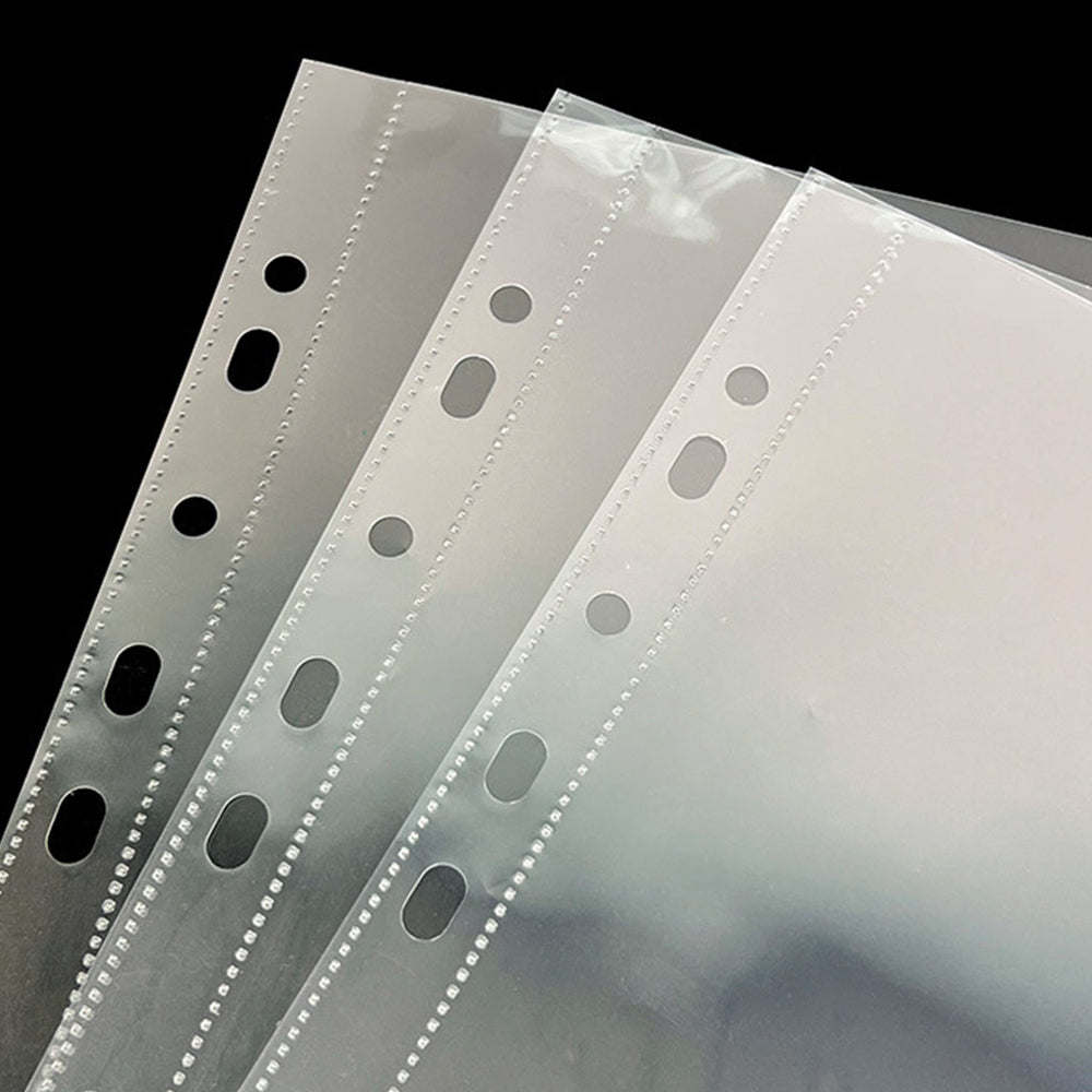 Pochettes Photo A4 Transparentes<br>Lot de 10 – 11 Trous