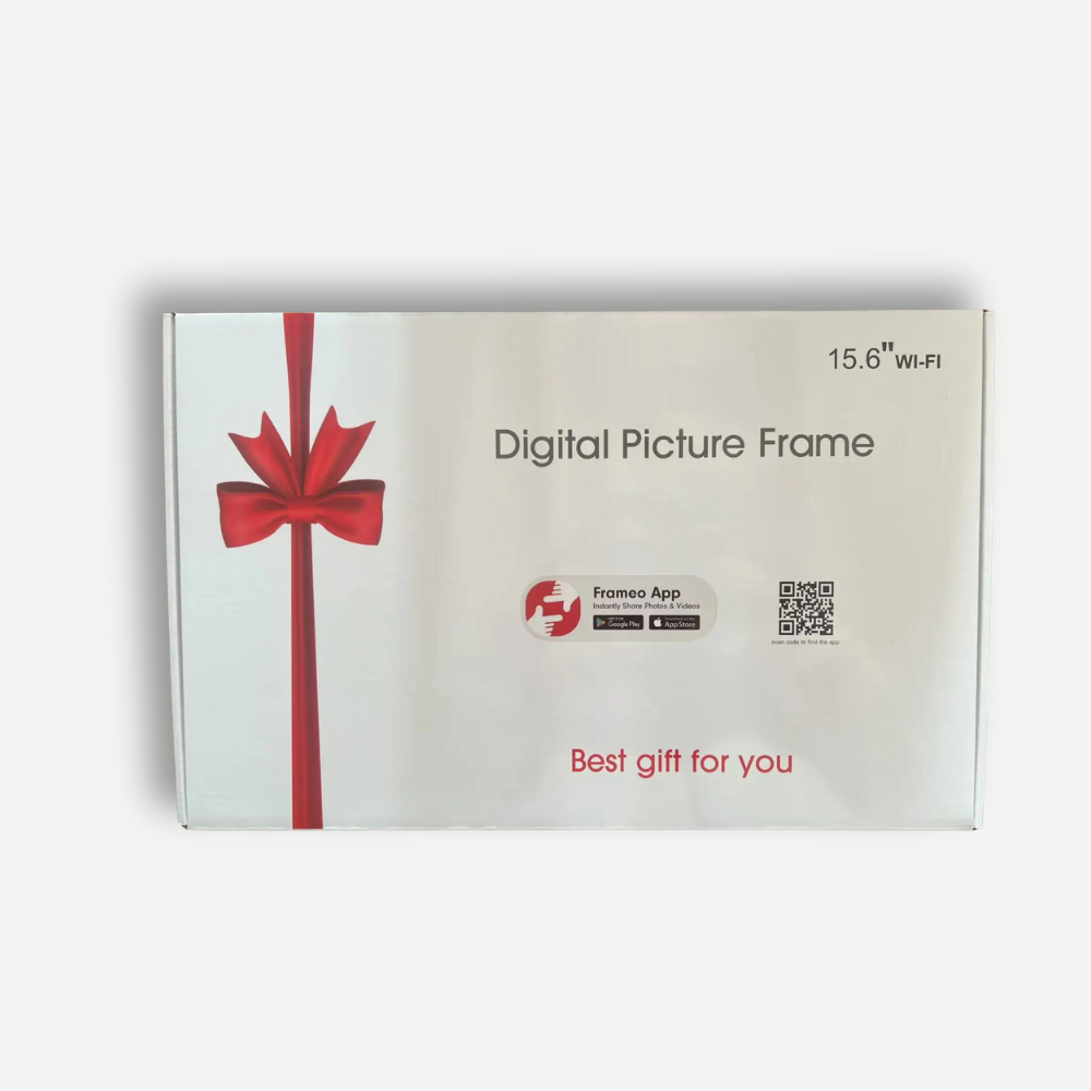 Grand Cadre Photo Numérique 15.6 Pouces<br>Full HD, Wifi, 32 à 64 Go