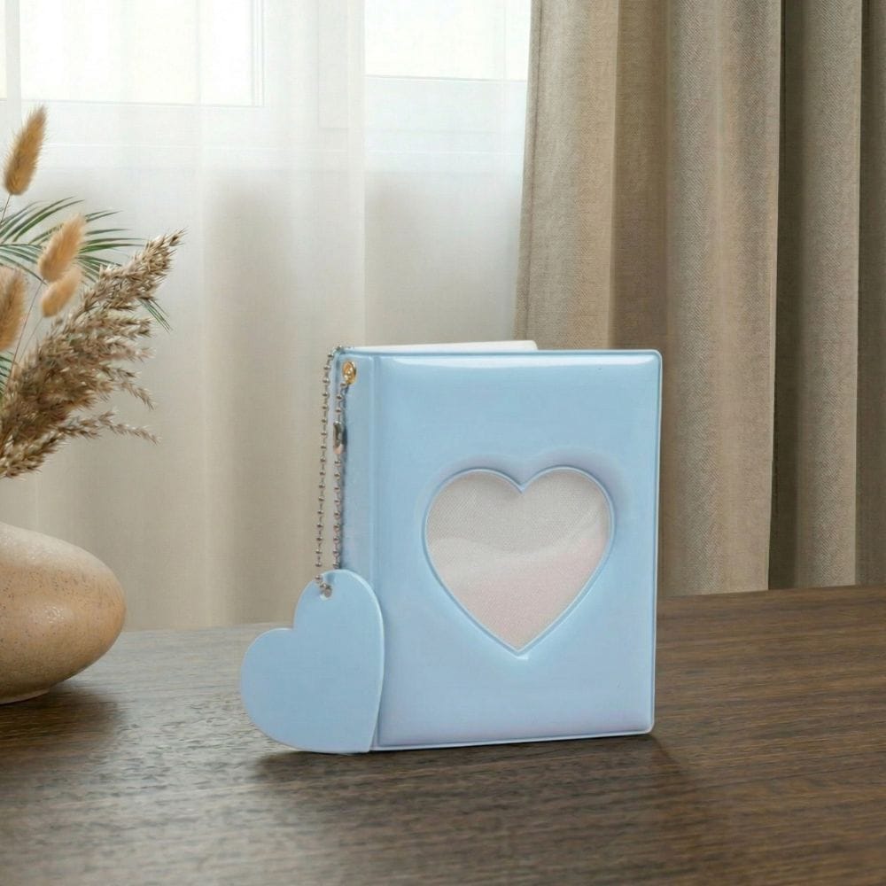 Album Photo Amour Mini avec fenêtre en cœur, cadeau mignon et romantique pour sa copine