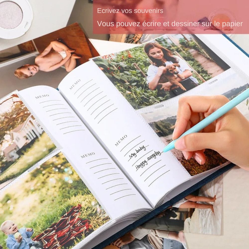 Album Photo Avec Espace Écriture
