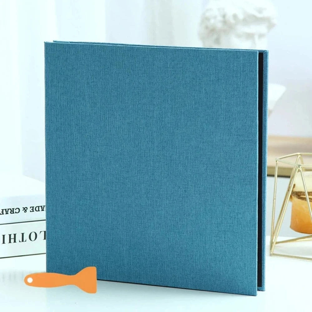 Album Photo en Tissu Bleu Ciel