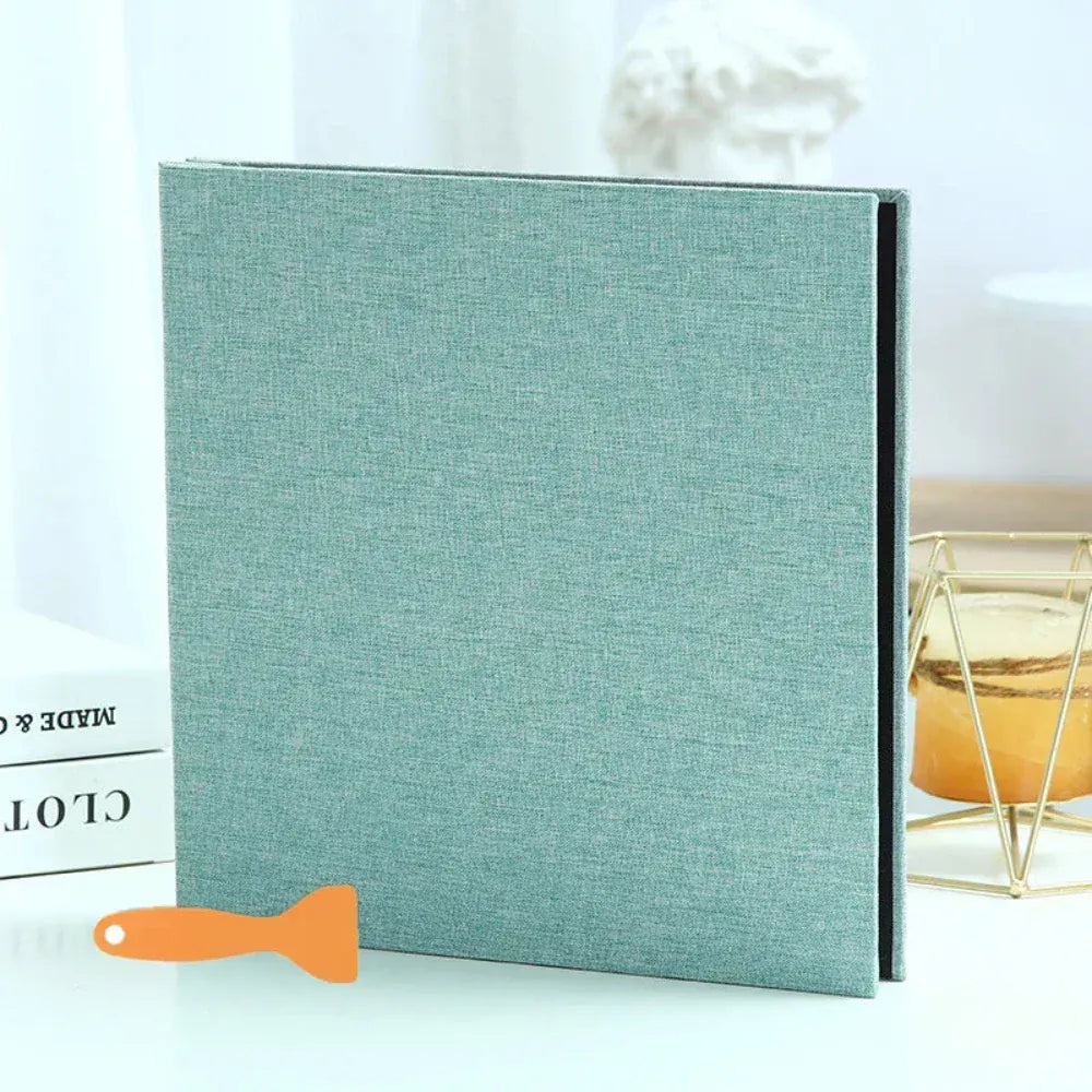 Album Photo en Tissu Turquoise